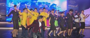 Etihad Airways and Jet Airways cabin crew Bollywood-style dance flash mob