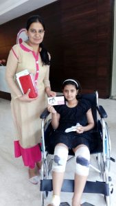 Hospital staff gave voucher to girls to avail the facility in the hospital