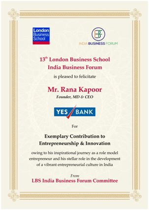 Rana Kapoor - London Business School