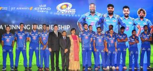 Mumbai Indians cricket team at Etihad Airways dance flash mob