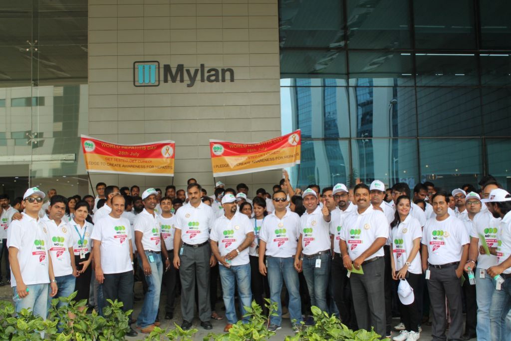 Mylan leads Hepatitis Awareness March on World Hepatitis Day