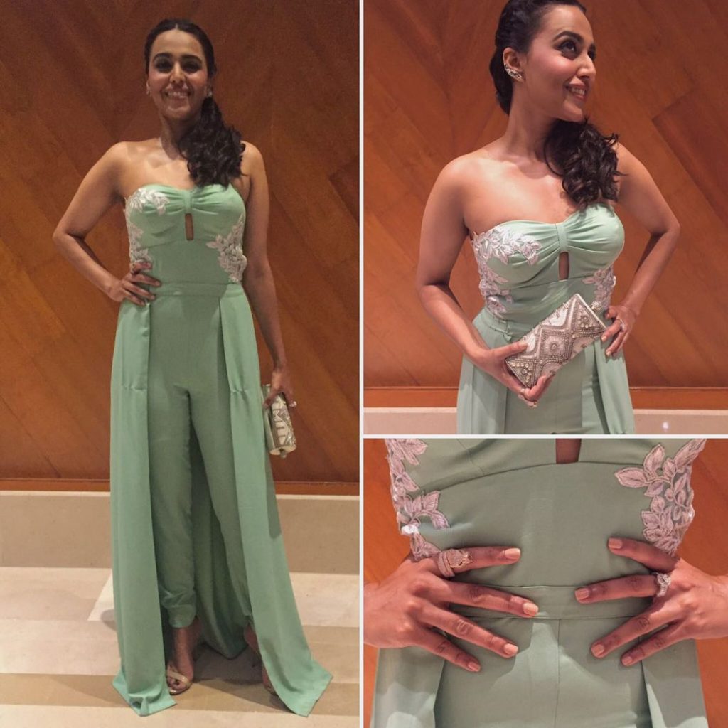 Swara Bhaskar was recently spotted wearing Minawala jewellery