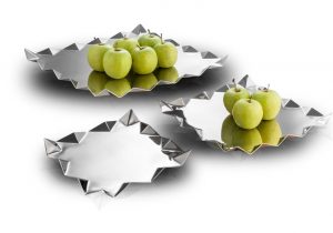 Criss Cross Platters from Arttdinox small is for Rs 1250 and M is for 1550 a Large is for 2100