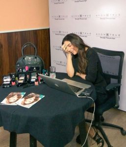 Aditi Rao Hydari launching Avon True Range Digitally 2