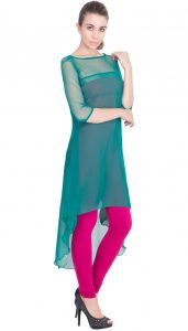 Green desire sensual casual kurti 2