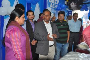 Smt Mamata Pandey - Hon Mayor - Satna - Inside PEPS Store