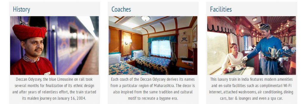 Deccan Odyssey - Facilities