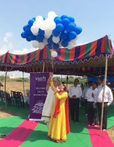 Groundbreaking Ceremony of VSoft Technologies Mangalagiri Software Development Centre at Amravati 3