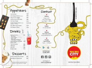 Wai Wai City - Menu