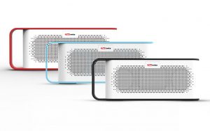 Portronics - SoundGrip - Portable Bluetooth Stereo Speaker With Mic and Aux