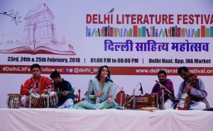 Minu Bakshi Performing at Delhi Literature Festival
