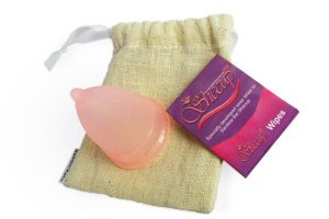 Shecup with Pouch n Wipes