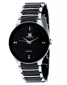 ShopClues announces Valentines day sale - IIK Collection Black Analog Watch