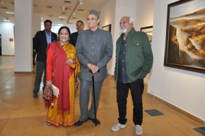 Veteran artist Vinod Sharma showcasing Mindscape by Creativity Art Gallery