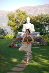 Yoga at buddha