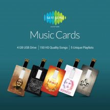 Saregama Launches MUSIC CARDS - Ultra-portable USB flash drives