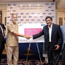 L2R Udai Singh - CSO - NIIT - Rajendra Pawar - Chairman - NIIT - Anant Agarwal - CEO - edX MIT Professor - Rahul Patwardhan - CEO - NIIT