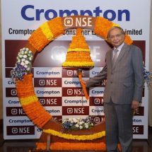 Mr Shantanu Khosla - MD - Compton Greaves Consumer Electricals Ltd at the listing ceremony