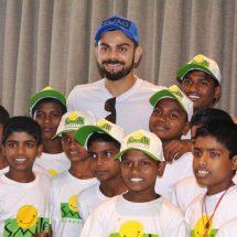 Virat Kohli with Smile Foundation kids