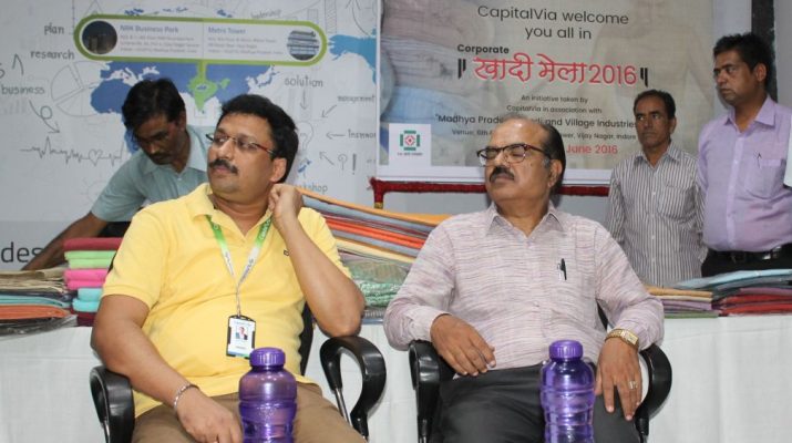 CapitalVias Corporate Khadi Mela - Mr Prem Prakash and Mr P K Jain