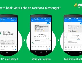 How to book Meru Cabs on Facebook Messenger