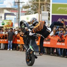 KTM Duke bikes - Stunt Show - Kakinada