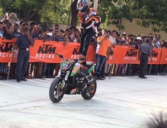 KTM bikes - Stunt Show - Mahabubnagar