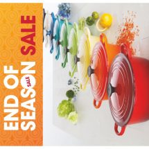 Le Creuset - The luxury french cookware brand is on end of season sale