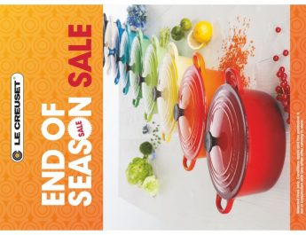 Le Creuset - The luxury french cookware brand is on end of season sale