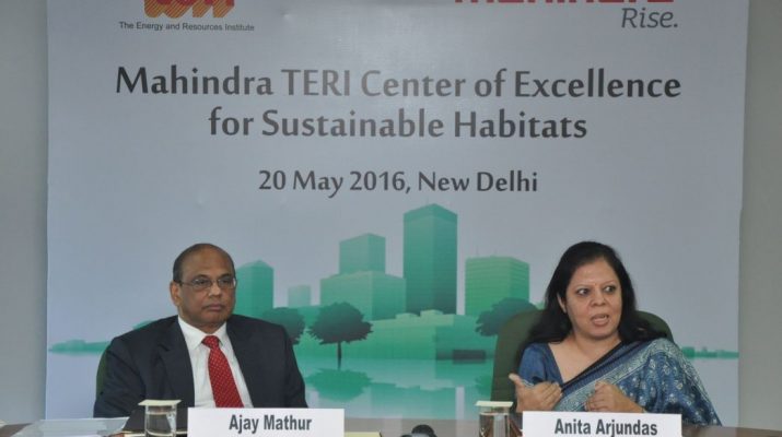 Mahindra TERI tieup CoE for Sustainable Habitats