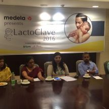 Panelists from Fortis Hospitals at the 2nd Edition of LactoClave 2016 organised by Medela India