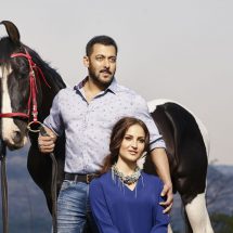 Salman Khan and Elli Avram showcase Being Human - SS16 Collection - Small
