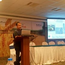 TheAgrihub CEO - Mr Rajeeb Roy at the Farmers Technical Training Program held in Bangalore