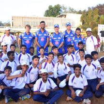 Videocon d2h - Mumbai Indians coaching clinic session