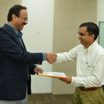 Dr Sanjay Chitnis - Principal - CMRIT and Sanjeev Sukumaran Co-Founder of Sherpify