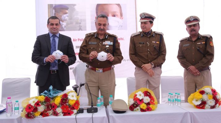 From left to right Mr Apul Nayyar, Executive Director Capital First_ Mr. Ajai Kashyap, Special Commissioner of Police Traffic_ Mr B K Singh Additional Commissioner of Police Traffic_ Mr Rupinder Kumar, Additional Commissioner