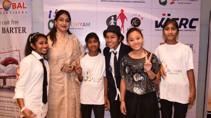 Poonam Anand with Lakshyam Kids
