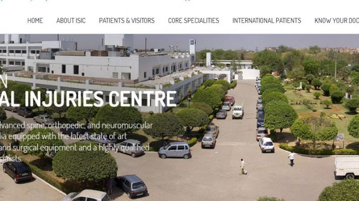 Indian Spinal Injuries Centre - Home Page - Website