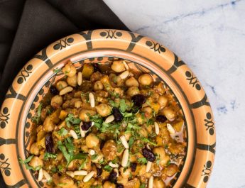 Persian Pumpkin and Chickpea Tagine Bowl