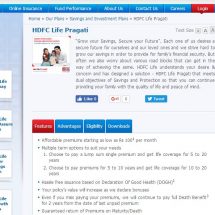 HDFC Life Pragati - Homepage