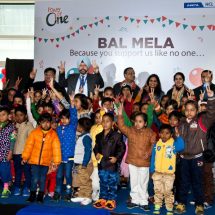 Ms Nidhi Pundhir - Director-CSR - HCL Foundation with children