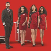 Spicejet - Male pilot and female crew