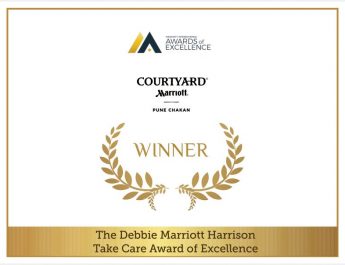 Debbie Marriott Harrison Take Care Award of Excellence - Courtyard by Marriott Pune Chakan