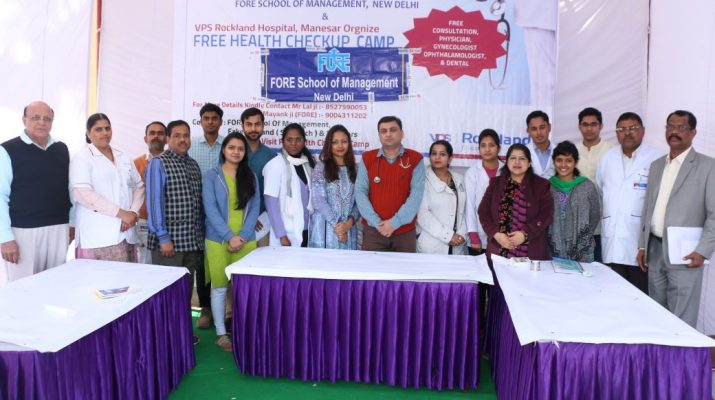 Fore Organized Health Camp for Villagers at Manesar