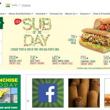 SUBWAYÂ® - Home Page - Website