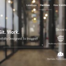 Skootr - Home Page - Website - Co-location Spaces