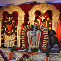 Sri Yadugiri Yathiraja Mutt of Melkote in Mandya in association with Tirumala Tirupathi Devastanams conducted Sri Srinivasa Kalyanothsavam at Sheesha Mahal, Palace grounds, Bengaluru.