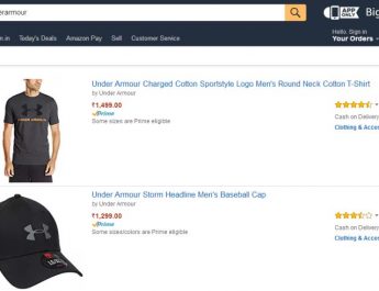 Under Armour Debuts in India on Amazon Fashion in India