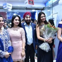 Gunita - Amarjit Singh - CEO Intec with actress Rashmi Jha - Srishti Rana - Miss Asia Pacific 2013