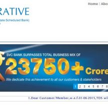 SVC Co-operative Bank - Home Page - Website